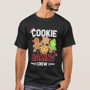 Cookie Baking Crew Funny Christmas Gingerbread Gif T-Shirt