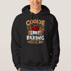 Cookie Baking Crew Funny Christmas Lights Gingerbr Hoodie