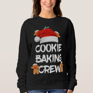 Cookie baking-crew funny christmas pajama sweatshirt
