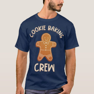 Cookie Baking Crew Gingerbread Man Matching T-Shirt