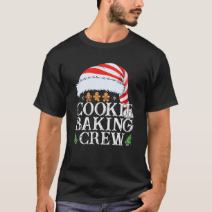 Cookie Baking Crew Santa Family Baking Team Christ T-Shirt