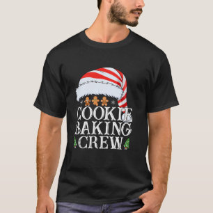 Cookie Baking Crew Santa Family Baking Team Christ T-Shirt