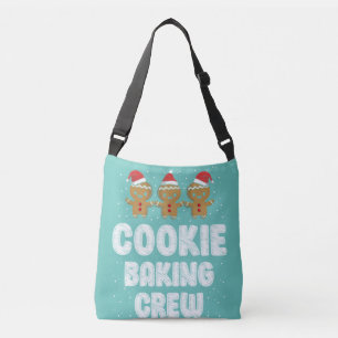 Cookie Baking Crew Shirt Christmas Family Gingerbr Crossbody Bag
