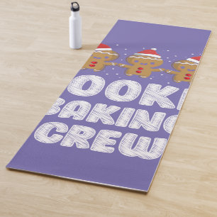Cookie Baking Crew Shirt Christmas Family Gingerbr Yoga Mat