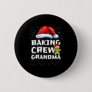 Cookie Baking Crew Shirt Grandma Matching Christma 6 Cm Round Badge