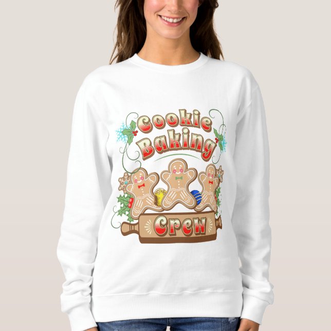 Cookie Baking Crew Sweatshirt (Front)