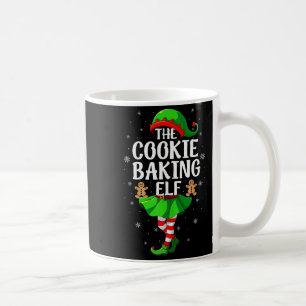 Cookie Baking Elf Christmas Girl Women Elf Squad X Coffee Mug