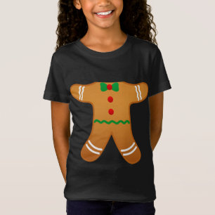 Cookie Baking Holiday Gingerbread Man costume T-Shirt