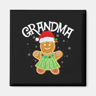 Cookie Baking Matching Family Gingerbread Grandma  Magnet