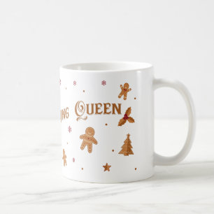 Cookie Baking Queen Holiday Design Coffee Mug