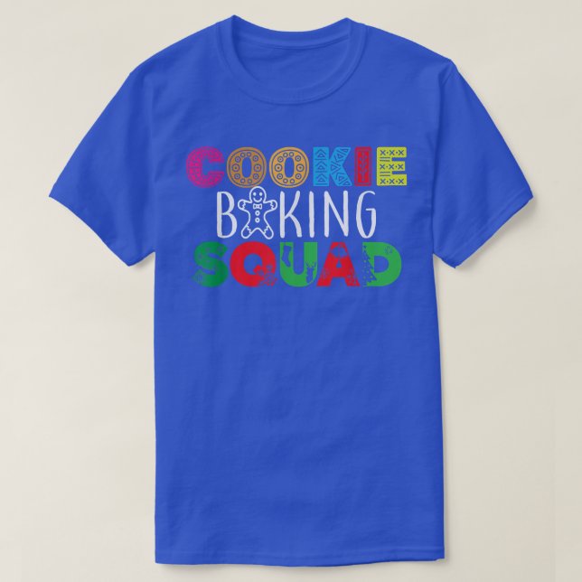 Cookie baking squad  Christmas cookie baking famil T-Shirt (Design Front)