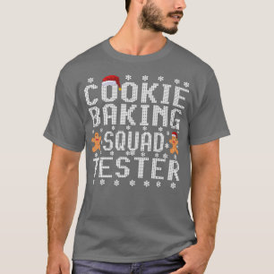 COOKIE BAKING SQUAD TESTER GINGERBREAD CHRISTMAS T-Shirt