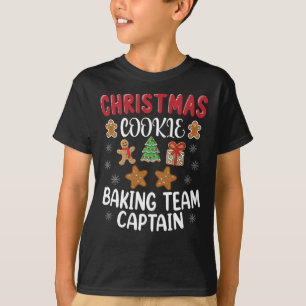Cookie Baking Team Captain Christmas bakers T-Shirt