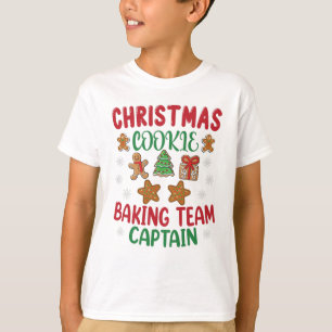 Cookie Baking Team Captain Christmas bakers T-Shirt