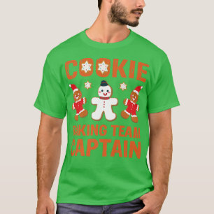 Cookie Baking Team Captain Christmas Baking Ginger T-Shirt