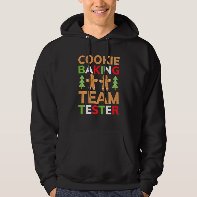 Cookie Baking Team Captain Christmas Funny Christm Hoodie (Front)