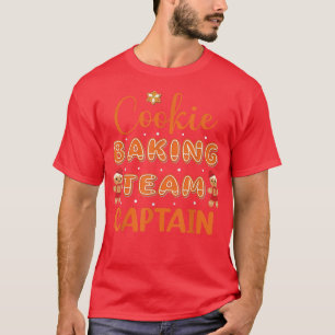 Cookie Baking Team Captain Christmas Gingerbread B T-Shirt
