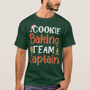 Cookie Baking Team Captain Christmas Gingerbread B T-Shirt