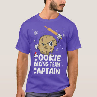 Cookie Baking Team Captain Funny Christmas Gingerb T-Shirt