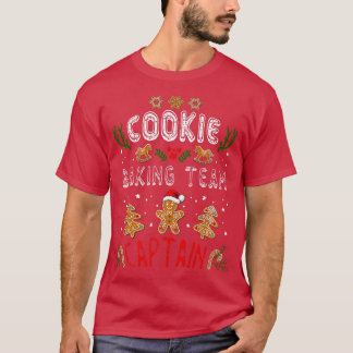 Cookie Baking Team Captain Funny Gingerbread Chri T-Shirt