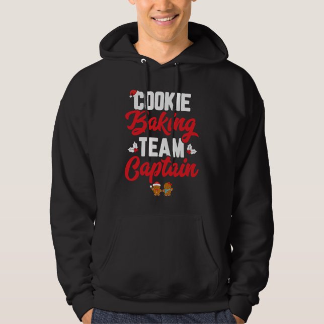 Cookie Baking Team Captain Funny Matching Family C Hoodie (Front)