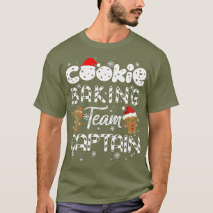 Cookie Baking Team Captain Gingerbread Christmas T-Shirt