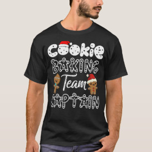 Cookie Baking Team Captain Gingerbread Christmas T-Shirt
