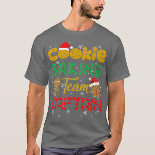 Cookie Baking Team Captain Gingerbread Christmas T-Shirt
