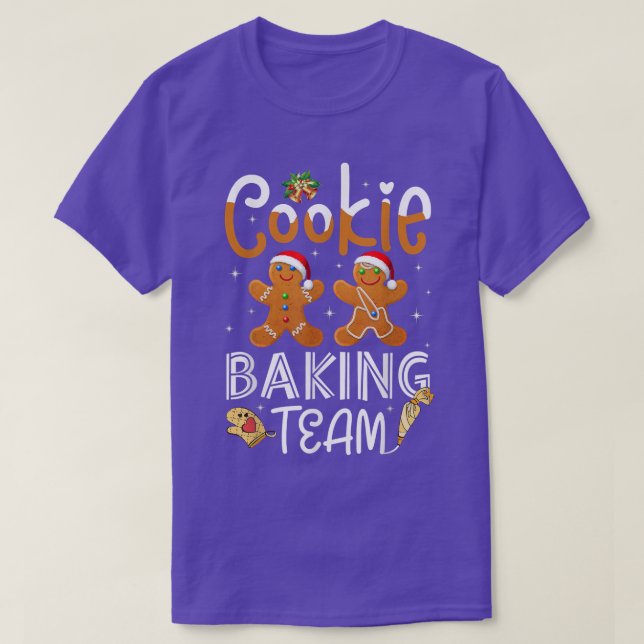 Cookie Baking Team Christmas Baking Team Shirts Ho (Design Front)