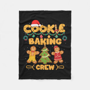 Cookie Baking Team Crew Xmas Family Matching Group Fleece Blanket
