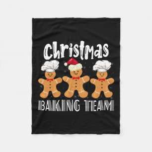 Cookie Baking Team Crew Xmas Family Matching Group Fleece Blanket
