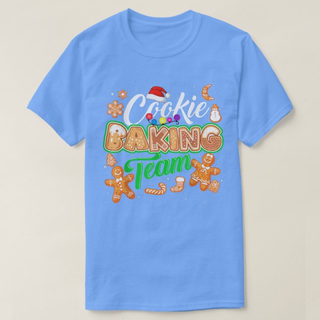 Cookie Baking Team Holiday Fun Cooking Crew  T-Shirt (Design Front)