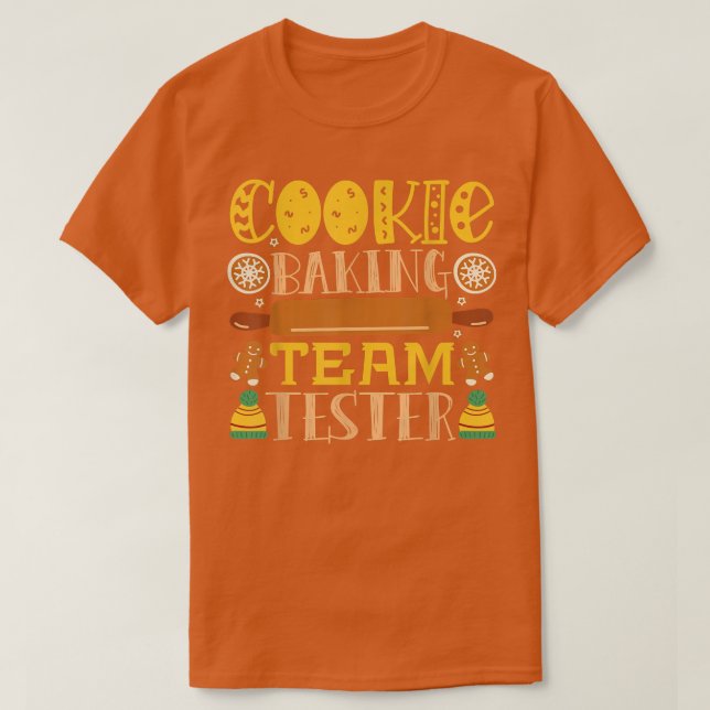 Cookie Baking Team Tester 1143 T-Shirt (Design Front)