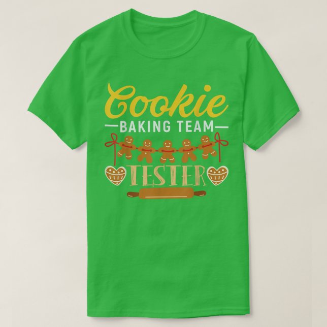 Cookie Baking Team Tester  1144 T-Shirt (Design Front)