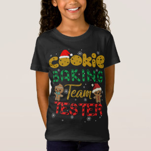 Cookie Baking Team Tester Gingerbread Christmas T-Shirt