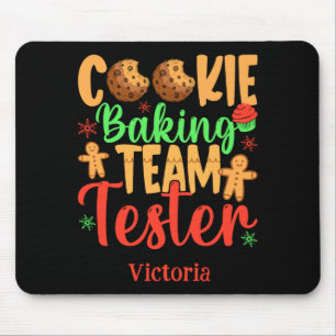 Cookie Baking Team Tester Name Holiday Toddler T S Mouse Mat