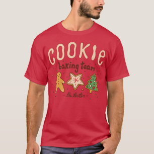 COOKIE BAKING TEAM The Tester Sweet Christmas Crew T-Shirt