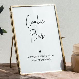 Cookie Bar Sign   Wedding Cookie Table Sign