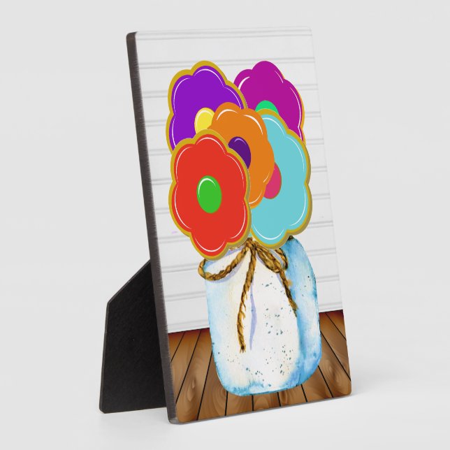 Cookie Bouquet Plaque (Side)