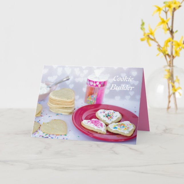 Cookie Builder Card (Yellow Flower)
