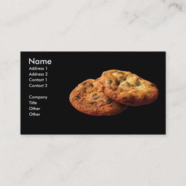 Cookie Business Cards (Front)