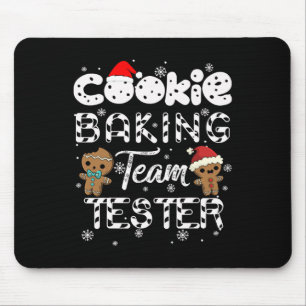 Cookie Byking Team Tester Gingerbread Christmas Mouse Mat