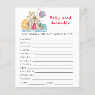 Cookie cake house - Baby Scramble