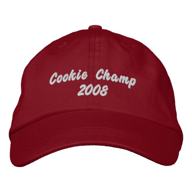 Cookie Champ 2008 Embroidered Hat (Front)
