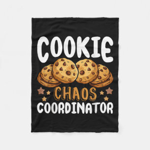 Cookie Chaos Coordinator  Fleece Blanket