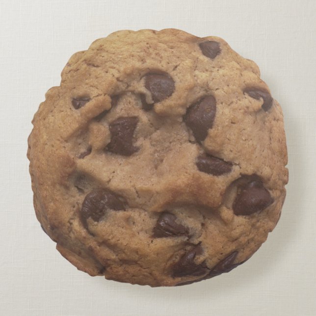 cookie chocolate chip round cushion (Front)