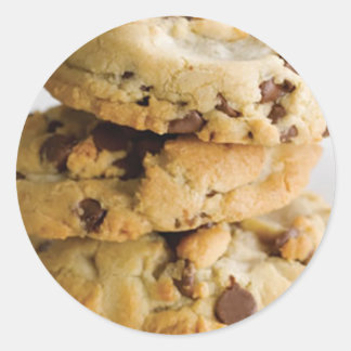 Cookie Chocolate Classic Round Sticker