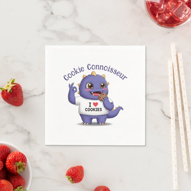 Cookie Connoisseur Napkin (Insitu)