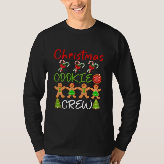 Cookie Crew Baking Team Shirt Gingerbread Cookie (Front)