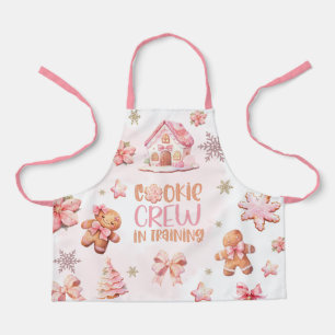 Cookie Crew in training Christmas cookie birthday Apron